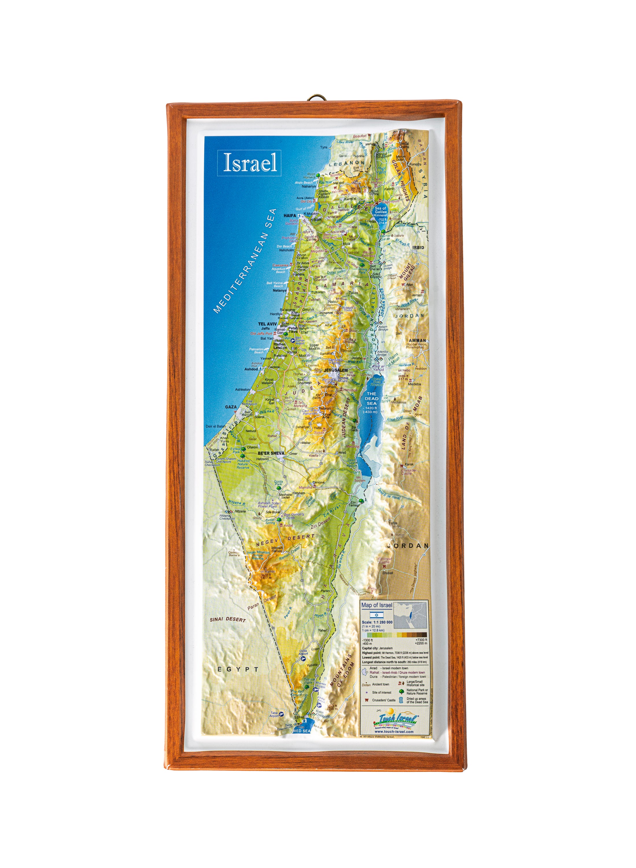 3D Map of Israel