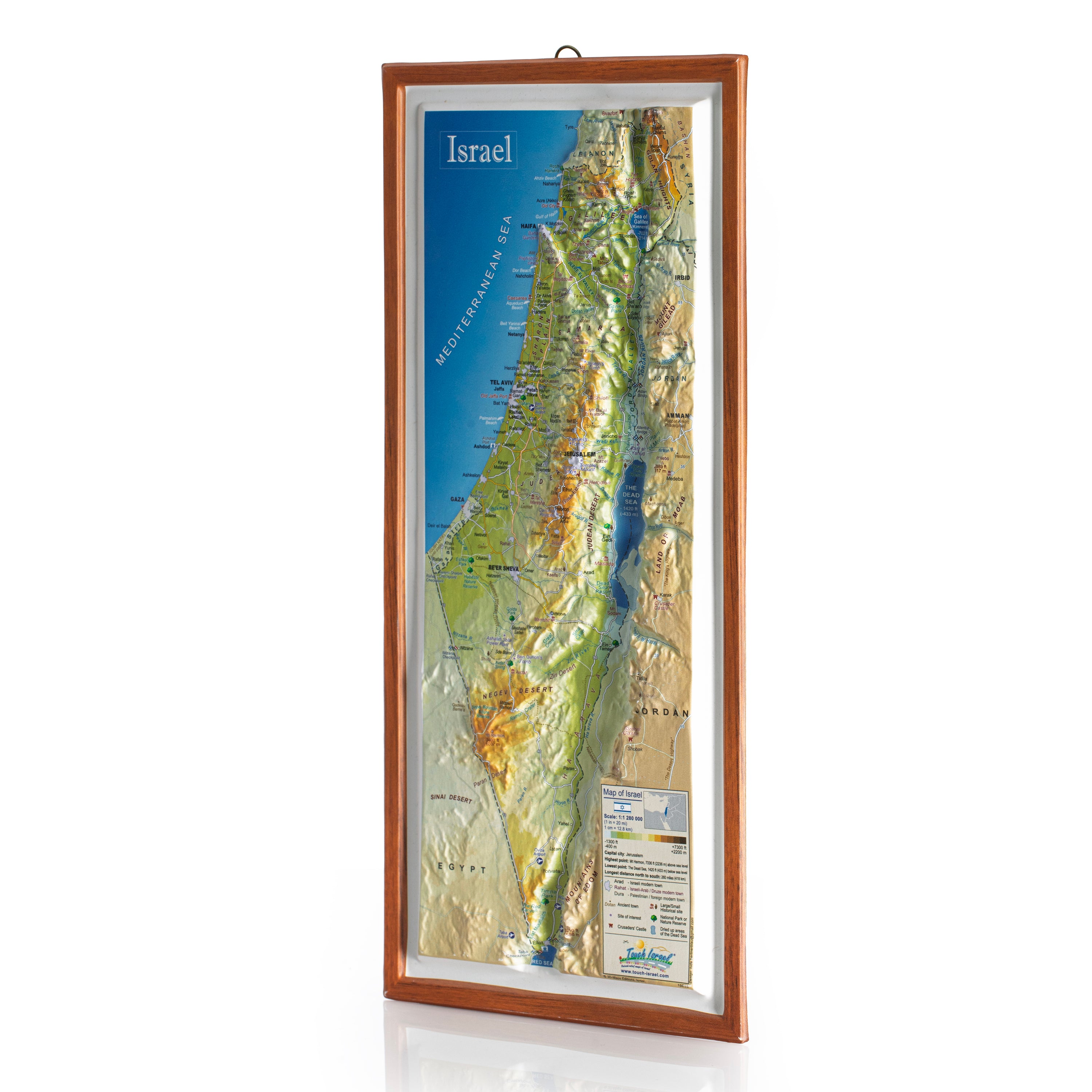 3D Map of Israel