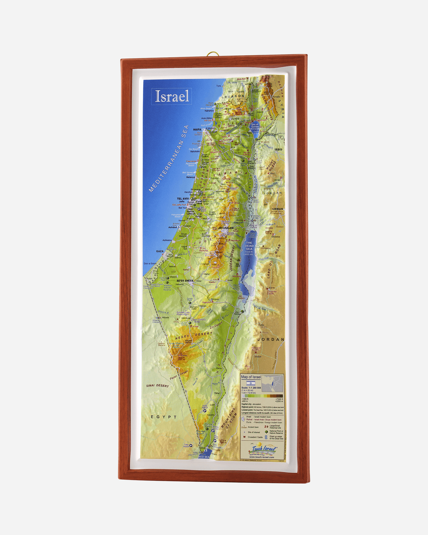 3D Map of Israel