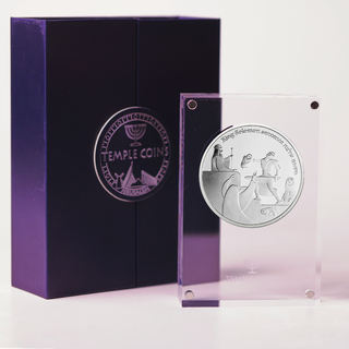 King Solomon's Judgment Temple Coin