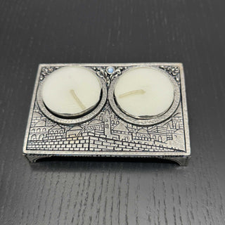 Jerusalem Inspired Travel Shabbat Candles | Elad Casting