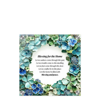 Blessing for the Home Acrylic Print (30x30cm / 12x12")