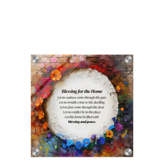 Blessing for the Home Acrylic Print