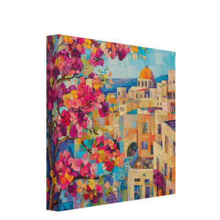 Blooming Jerusalem: Canvas Art Print