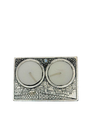 Jerusalem Inspired Travel Shabbat Candles | Elad Casting