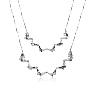 Folding Star of David Necklace – 925 Silver, Butterfly Pendant, Small or Large