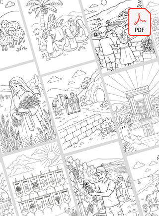 God’s Land from A-Z + Free Digital Coloring Book