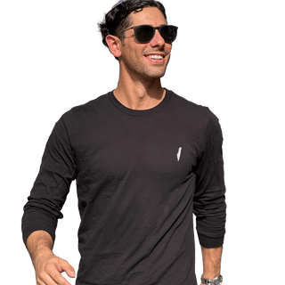 Long-Sleeve Black & White