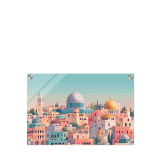 Jerusalem in Pastel Light