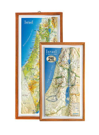 Biblical and Modern 3D Maps Set of 2