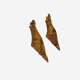 Olive Wood Land of Israel Necklace | ArtistaV