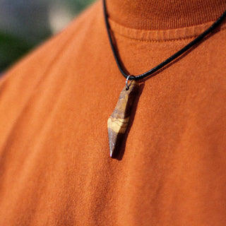 Olive Wood Land of Israel Necklace | ArtistaV