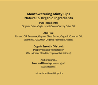 Mouthwatering Mint Lips - Organic Lip Balm