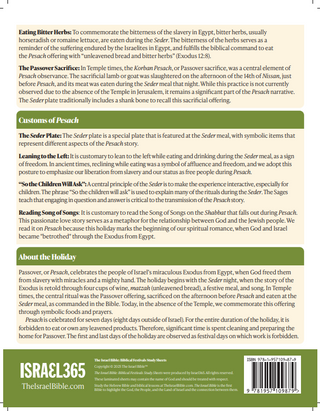 Passover Laminated Study Sheet
