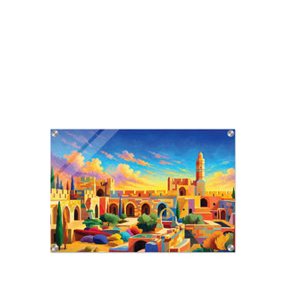 Sunset Glow Over the Citadel
