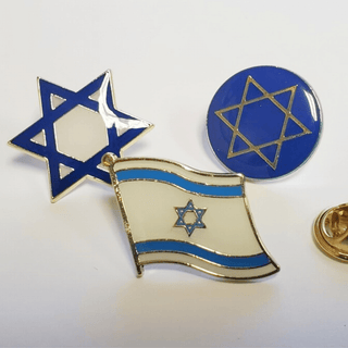 Israel Star of David Lapel Pins