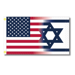 USA Israel 3'x5' Rough Tex® Flag (2 Sizes)